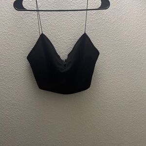 SHEIN Black Crop Top
